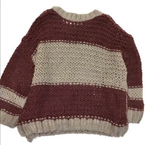 Free People Crochet see-thru sweater size XP